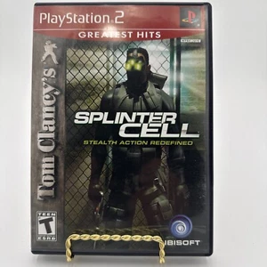 Tom Clancy's Splinter Cell Greatest Hits (Sony PlayStation 2, 2003) disco BL en caja original - Imagen 1 de 7