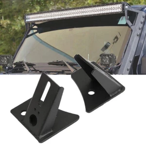 For 07-17 Jeep Wrangler JK LED Light Bar Windshield A Pillar Mounting Bracket - Picture 1 of 9