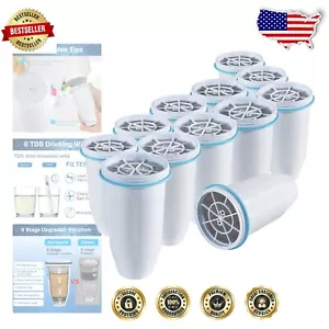 Repuesto de filtro de agua sin plomo - Paquete de 12, solución para beber segura Zero TDS - Imagen 1 de 11
