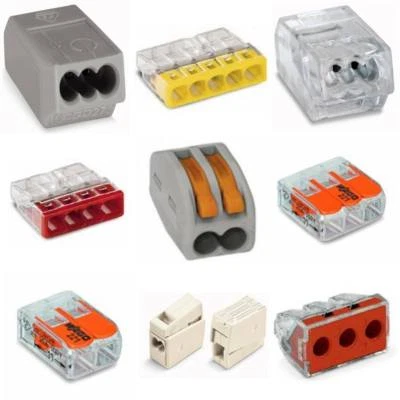 Wago Klemme Verbindungsklemme Dosenklemme Leuchtenklemme Hebel ver. Varianten - Bild 1 von 4