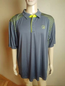 And 1 Gray/Neon Yellow 3XL Men's Short Sleeve Polo Shirt.                    C11 - Picture 1 of 12