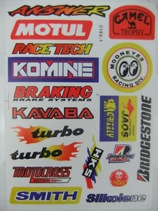New 19 Sticker Kit Motocross Decals Cr Crf Xr Xlr Ec Mtx Crf450 Graphics Enduro - Picture 1 of 1