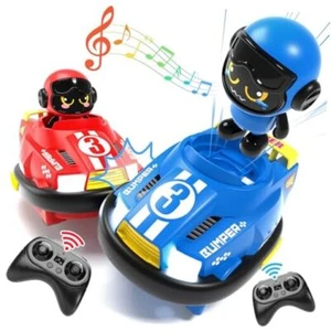 2 Pack Remote Control Bumper Cars Toys for Ages 5-7 Kids|RC Cars Toys Red+Blue - Picture 1 of 7