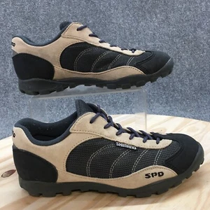 Shimano Sneaker Womens 39 Beige Lace Up Cycling Casual Comfort Leather SHM020 - Picture 1 of 18