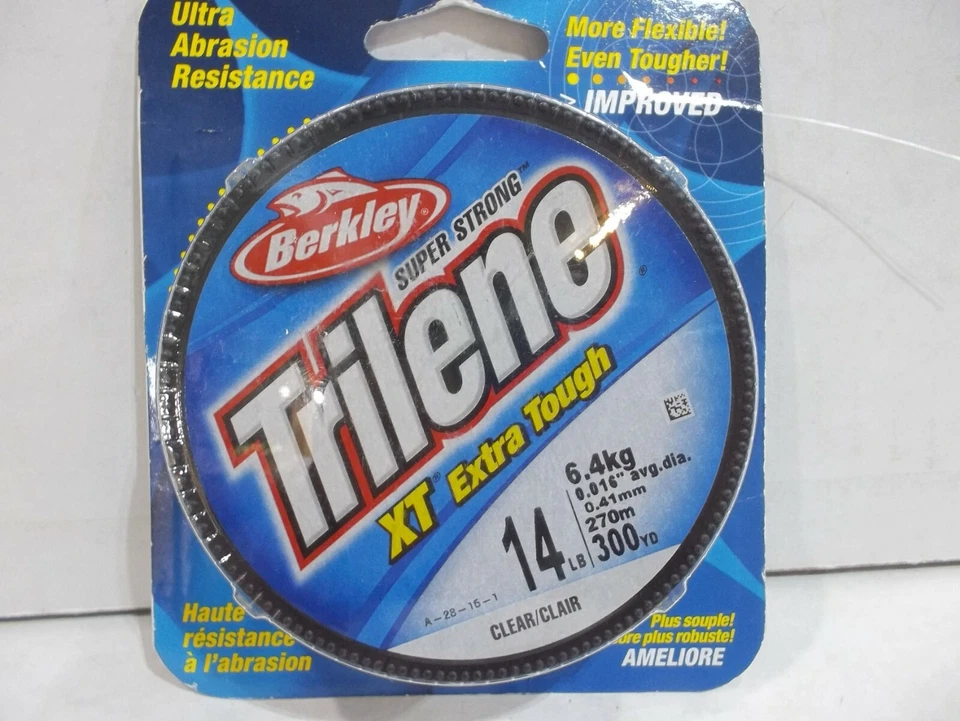 Berkley Trilene XT Extra Tough fishing line 330 yards CLEAR Choose your size!  N - Image 1 of 1