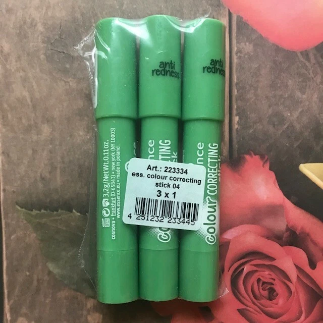 Essence Colour Correcting Stick 04  Anti Redness Lot of 3 - Image 1 of 1