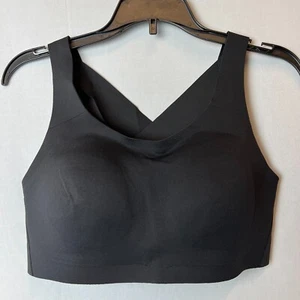 Lululemon Sports Bra Enlite Weave-Back 36B Black, High Support Running - Picture 1 of 9