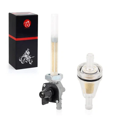 Fuel Petcock Valve kit Filter For HONDA Shadow ACE 1100 VT1100C2 C3 T Tour 95-01 - Image 1 of 4
