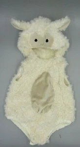 Pottery Barn Kids Baby Lamb Halloween Costume White 6-12 Months #98C - Picture 1 of 7