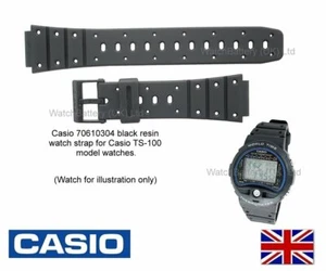 SDB-500W Casio Watch Strap Band for SDB-500WX, TS-100, TS100 Watches-Genuine - Picture 1 of 7