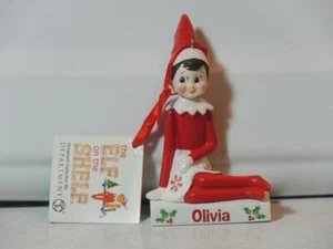 Department 56 The Elf On The Shelf Ornamento Olivia Personalizado Nuevo con ETIQUETA 2016 - Imagen 1 de 2