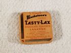 Blackstone Tasty-Lax Chocolate Flavored Laxative Medicine Tin 1940S 1950S