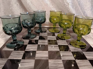 Juego de 6 copas de vino King's Crown 4 3/8" color colonia/indiana - Imagen 1 de 8