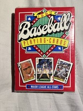 MINT 1991 BASEBALL PLAYING CARDS MAJOR LEAGUE ALL STARS U.S PLAYING CARD COMPANY