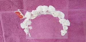 Kammgesteck Haarschmuck Brautschmuck HOCHZEIT Kommunion Weise Kamm Reifen NEU - Bild 1 von 4
