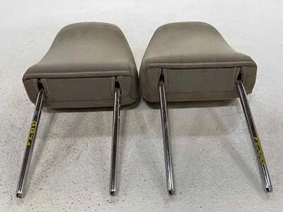Fits 2015 - 2020 FORD FUSION Front LH & RH Headrest Tan Cloth Set of 2 OEM - Image 1 of 4
