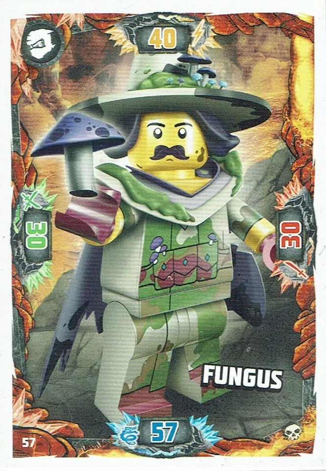 Lego Ninjago Series 6 The Island TCG Card No. 57 Fungus - Image 1 of 1