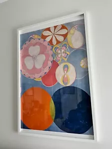 Hilma Af Klint A1 print in white frame - Picture 1 of 5