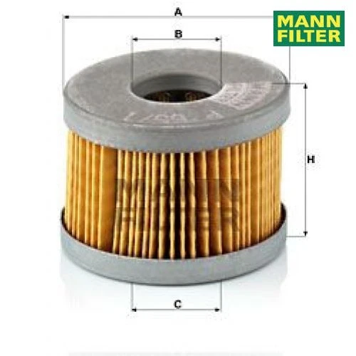 Kraftstofffilter MANN-FILTER P65/1x für Jaguar E-Type 2+2 XJ - Imagem 1 de 1