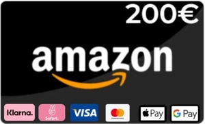 200€ Euro Amazon Gutschein Gutscheincode Geschenk Guthaben Code - Bild 1 von 1