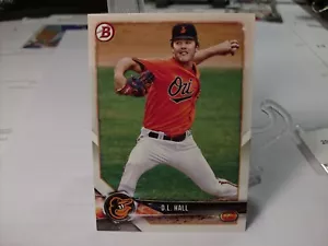 2018 Bowman Prospects #BP107 - D.L. Hall - Baltimore Orioles 18-232 - Picture 1 of 2