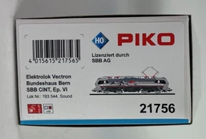 PIKO 21756 H0 DC E-Lok Vectron Bundeshaus Bern SBB CINT VI + PluX22 Dec. Sound - Picture 1 of 2