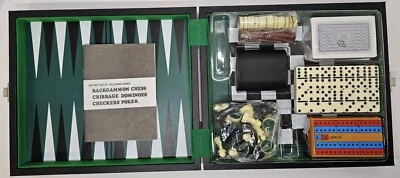 Multi-game package: Chess, Cribbage, Backgammon, Cards, Dominos, Checkers - Image 1 of 4