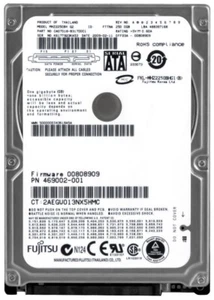 Hard Drive Fujitsu MHZ2250BH G2 250GB 5400U/Min 8MB Cache SATA II 2.5'' Inch - Picture 1 of 3
