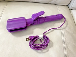 Conair Hair Styling Tool Straightener Flat Iron Curling Wavy Iron Purple CB606 - Picture 1 of 8