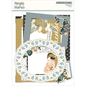 New Simple Stories Chipboard Frames - Remember - Picture 1 of 2