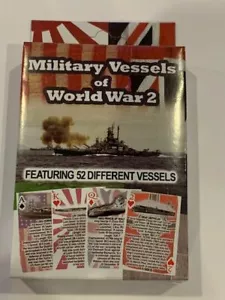 Militärschiffe des 2. Weltkriegs Spielkarten Neu - Bild 1 von 2