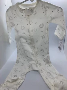 Baby Carters 6 Months Long Sleeve One Piece Sun Stars Moon - Picture 1 of 6