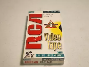 NEW RCA Sealed Blank - 6hrs VHS video cassette 120-minutes (1-pack)- standard - Picture 1 of 3