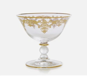 Classic Touch Decor 5" Serving Bowl with 24k Gold Artwork - Picture 1 of 1