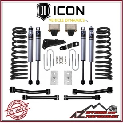 Sistema de suspensión ICON 4,5" etapa 1 para Dodge Ram 2500 3500 2009-2012 4x4 Foto 1 de 4