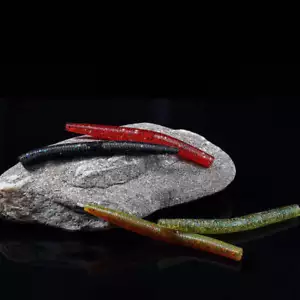 3 pollici 4 pollici noodle bug alta gravità specifica affondamento lento sale Lua esca morbida - Foto 1 di 16