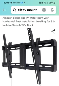 Tilt TV Mount Horizontal Post Install Leveling 32" To 86" New In Box. SEALED  - Picture 1 of 3