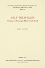 Philip Stewart Half-Told Tales (Paperback)