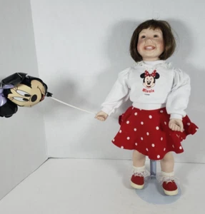 Ashton Drake Galleries Porcelain 16” Walt Disney World Girl Disney Magic Kingdom - Picture 1 of 8