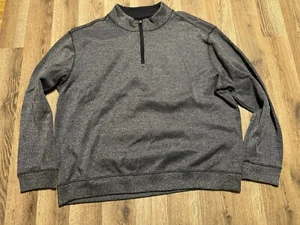 Paradise Collection Sweater, Men's Size XL, Gray, 1/4 Zip, Pullover - Picture 1 of 9