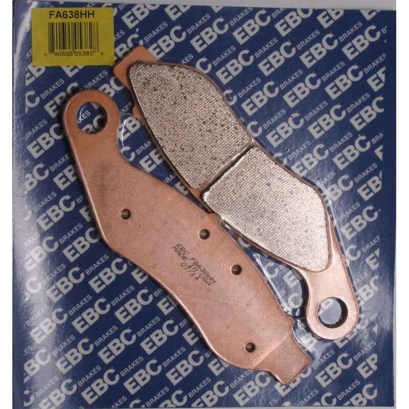 EBC  BRAKE PADS FA638HH DOUBLE-H SINTERED Harley Davidson FLRT Freewheeler - Image 1 of 1