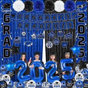 Abschlussfeier Deko blau Klasse von 2025  - Bild 1 von 6