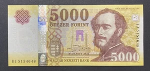 Banconota Ungheria 5000 forint 2020 P.-205New FDS/UNC - Picture 1 of 3