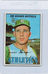 1967 Topps #17 Jim Gosger Athletics NM *7505 - Picture 1 of 2
