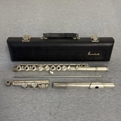 Flauta Communhardt Modelo M3 con Estuche [Abollada/Como Está] Foto 1 de 4