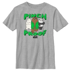 Boy's We Bare Bears St. Patrick's Day Pinch Proof T-Shirt - Picture 1 of 5