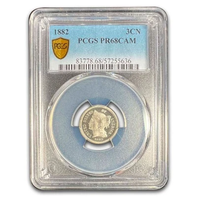 1882 Three Cent Nickel PR-68 PCGS - Image 1 of 3