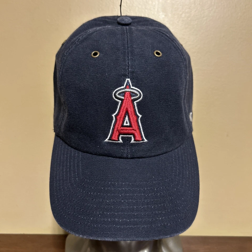Sombrero de limpieza Los Angeles Angels Carhartt x '47 tela de pato azul marino OSFM NUEVA MUESTRA Foto 1 de 4