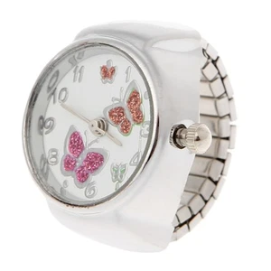 Women Dial Quartz Analog Watch for Butterfly Elastic Gift for Creati - Picture 1 of 8