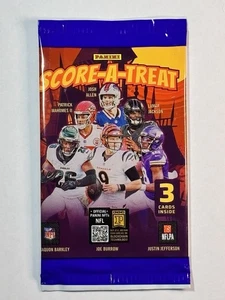 NFL 2025 Panini Score A Treat ~Un paquete de 3 cartas ~ Lámina numerada ¿Éxitos? - Imagen 1 de 2